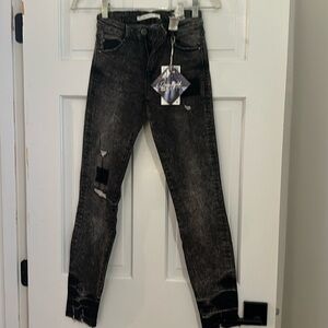 NWT Torn Zara Trafaluc Skinny Jeans Size 2